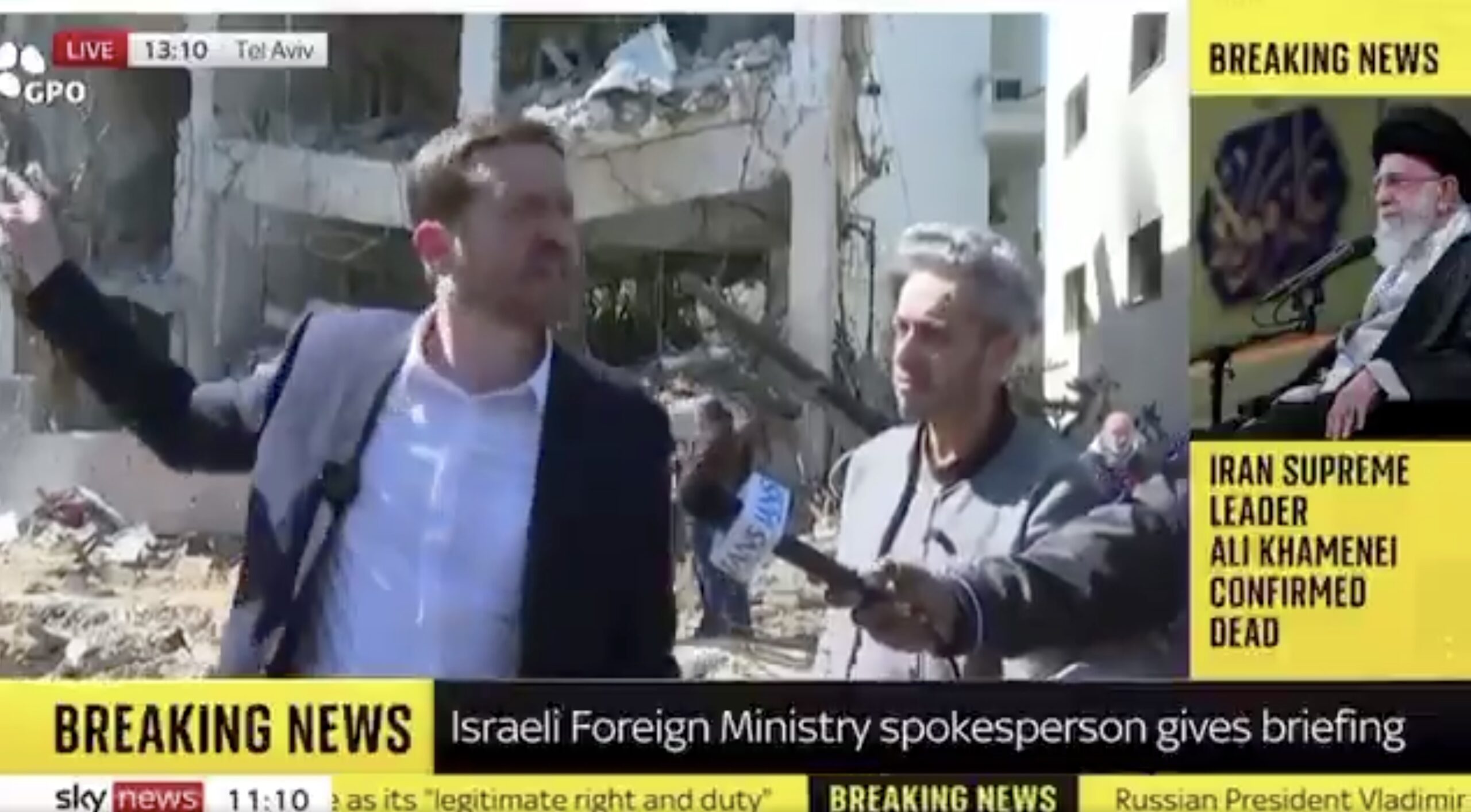 UK Journalist Confronts Israeli Spokesman Condemning Deadly Iran Strike: You Don't Have The Moral High Ground Here'