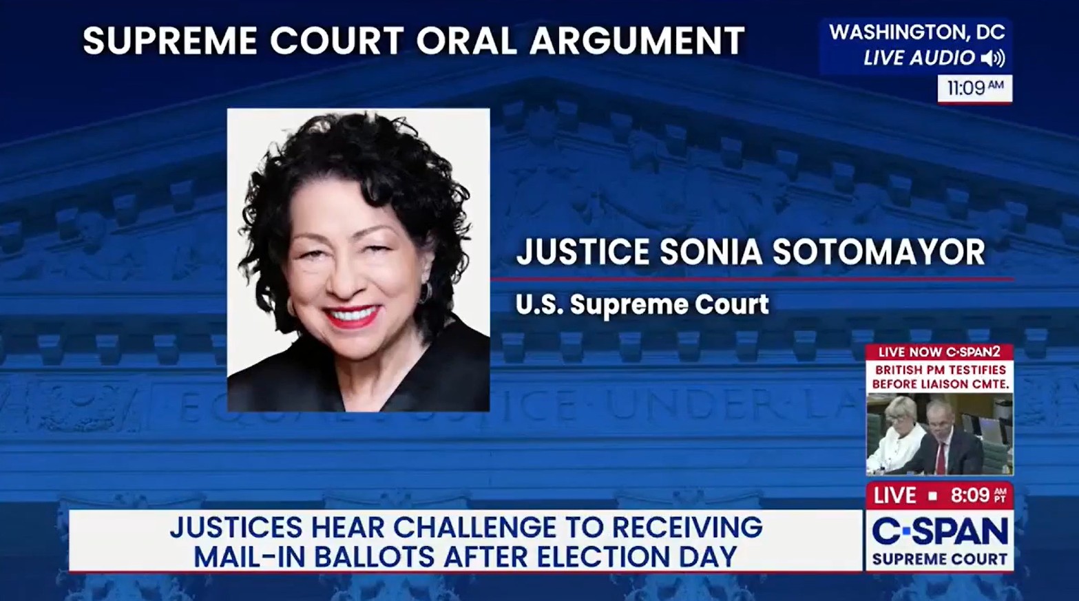 Sotomayor Grills RNC Lawyer On Mail-In Ballots: Maybe We Should Have Another President Now?'