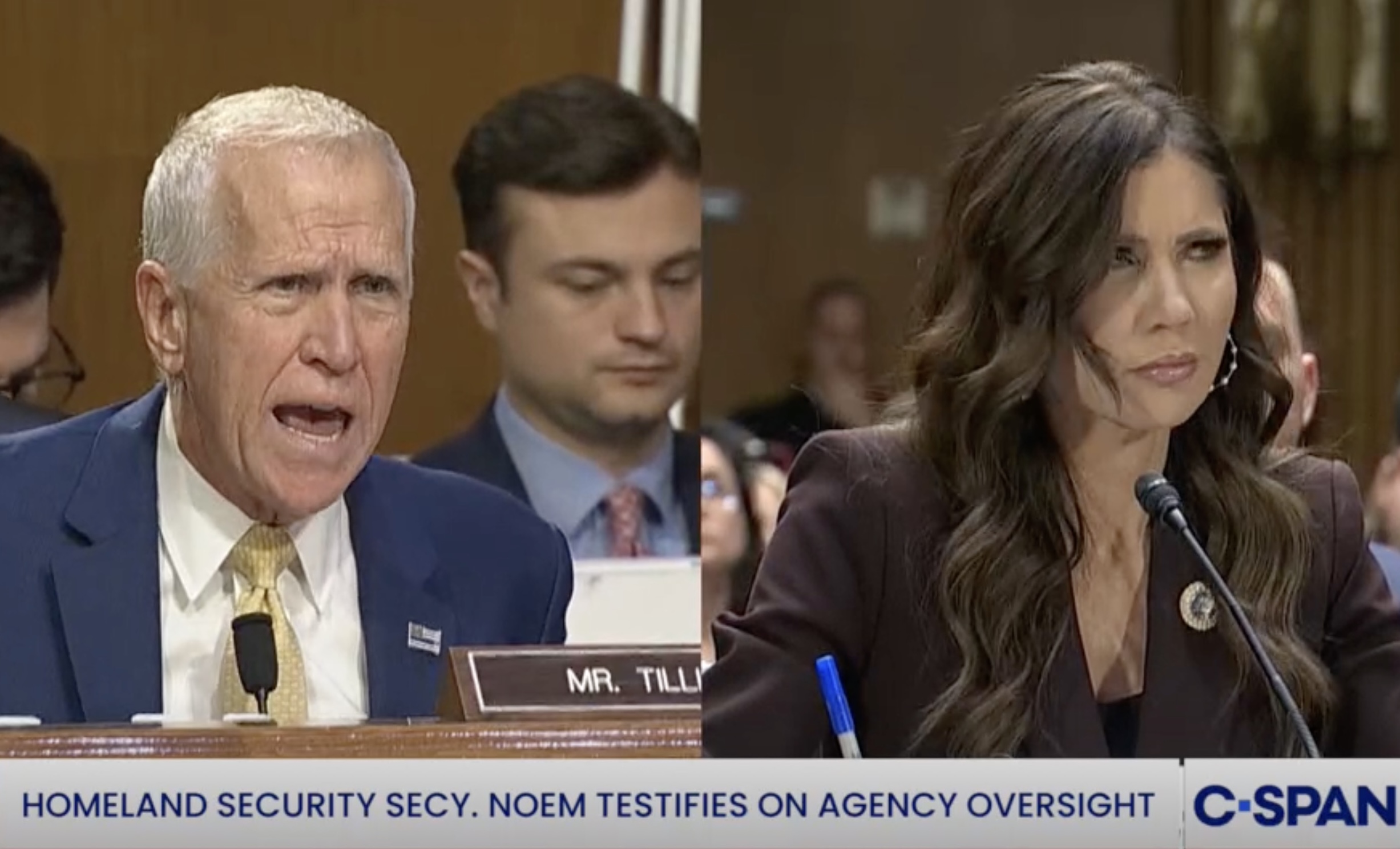 GOP Senator Absolutely Excoriates Kristi Noem in Wild Exchange: DHS Is a Disaster Under Your Leadership!'