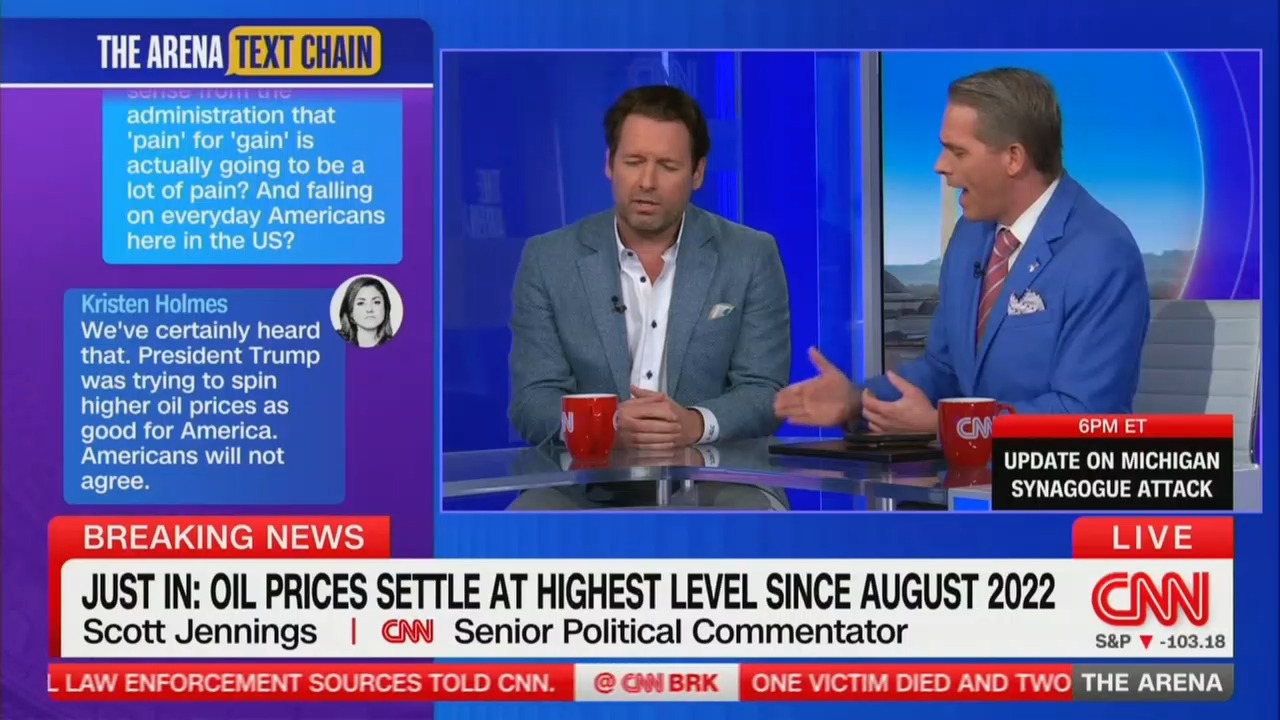 Scott Jennings Accuses Democrat of Cheering Against American Success' in Tense CNN Throwdown