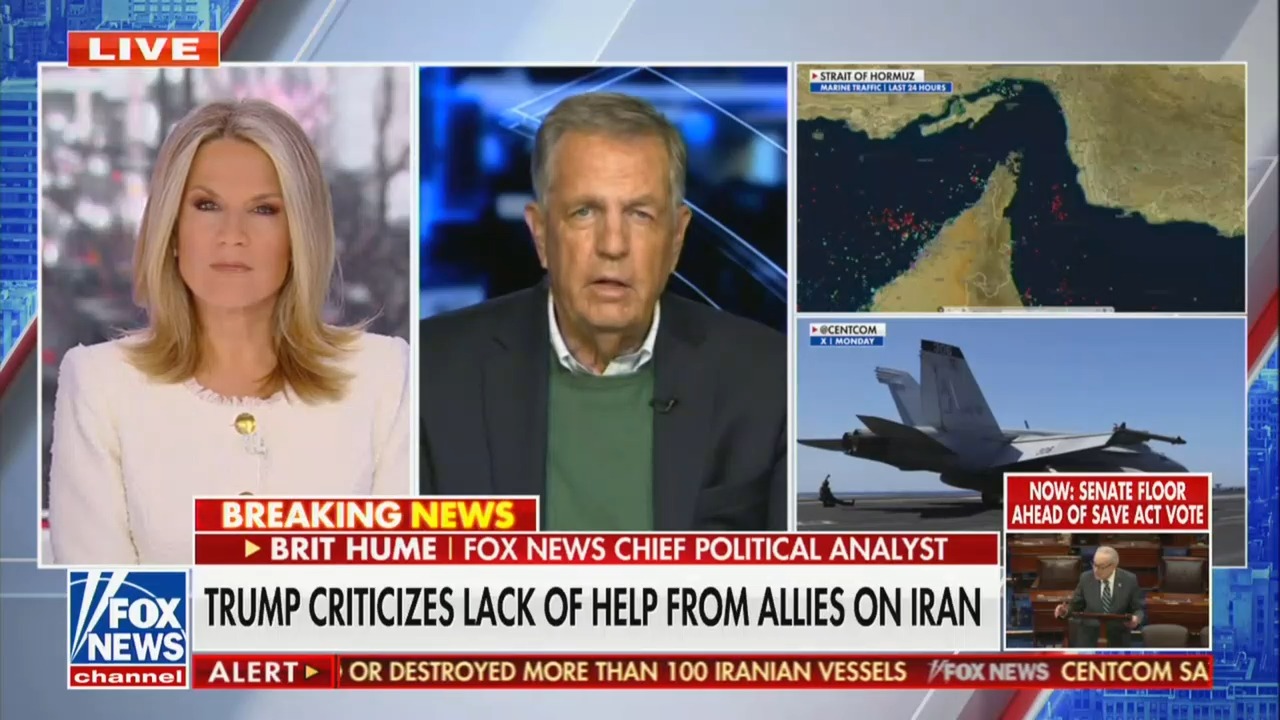 Fox's Brit Hume Shreds Media's Iran Narrative With Stunning Shoe-on-the-Other-Foot Scenario