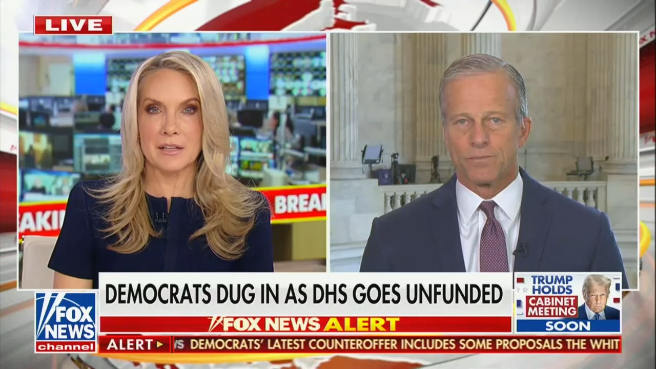 Fox's Dana Perino Asks GOP Leader John Thune if Trump Is Making His Job Harder?'