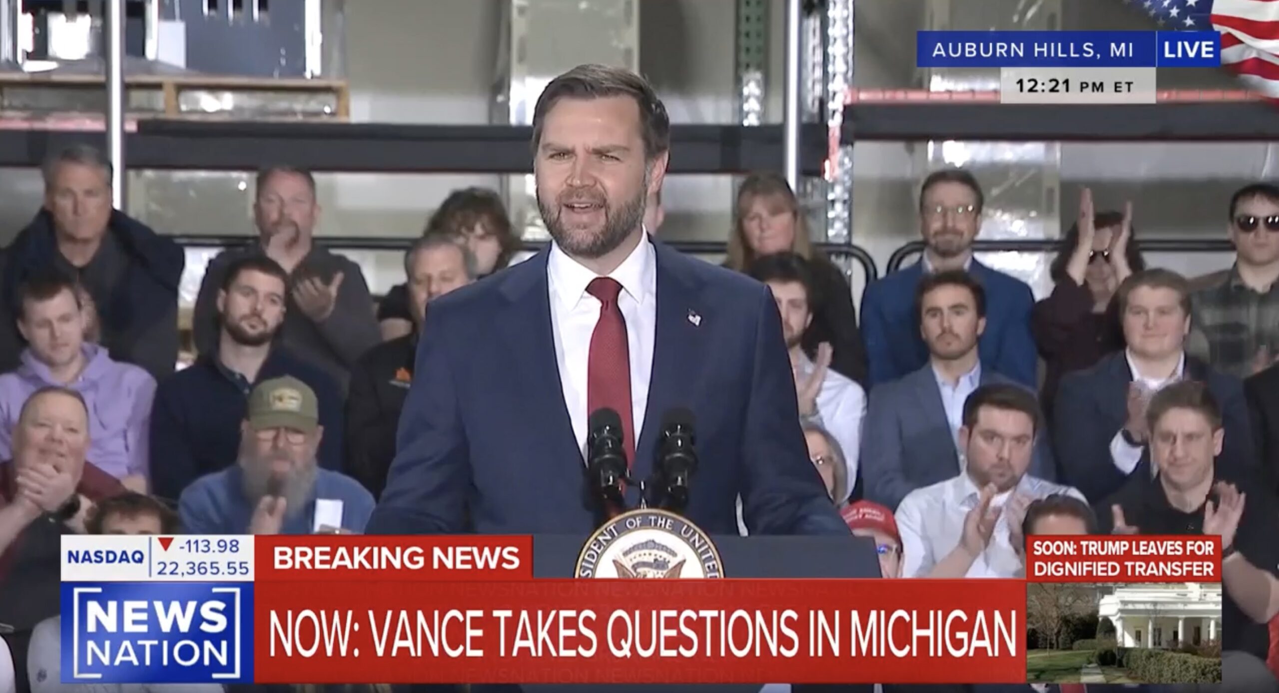 JD Vance Scoffs at Reporter Asking If Trump Will Intervene' in 2026 Elections