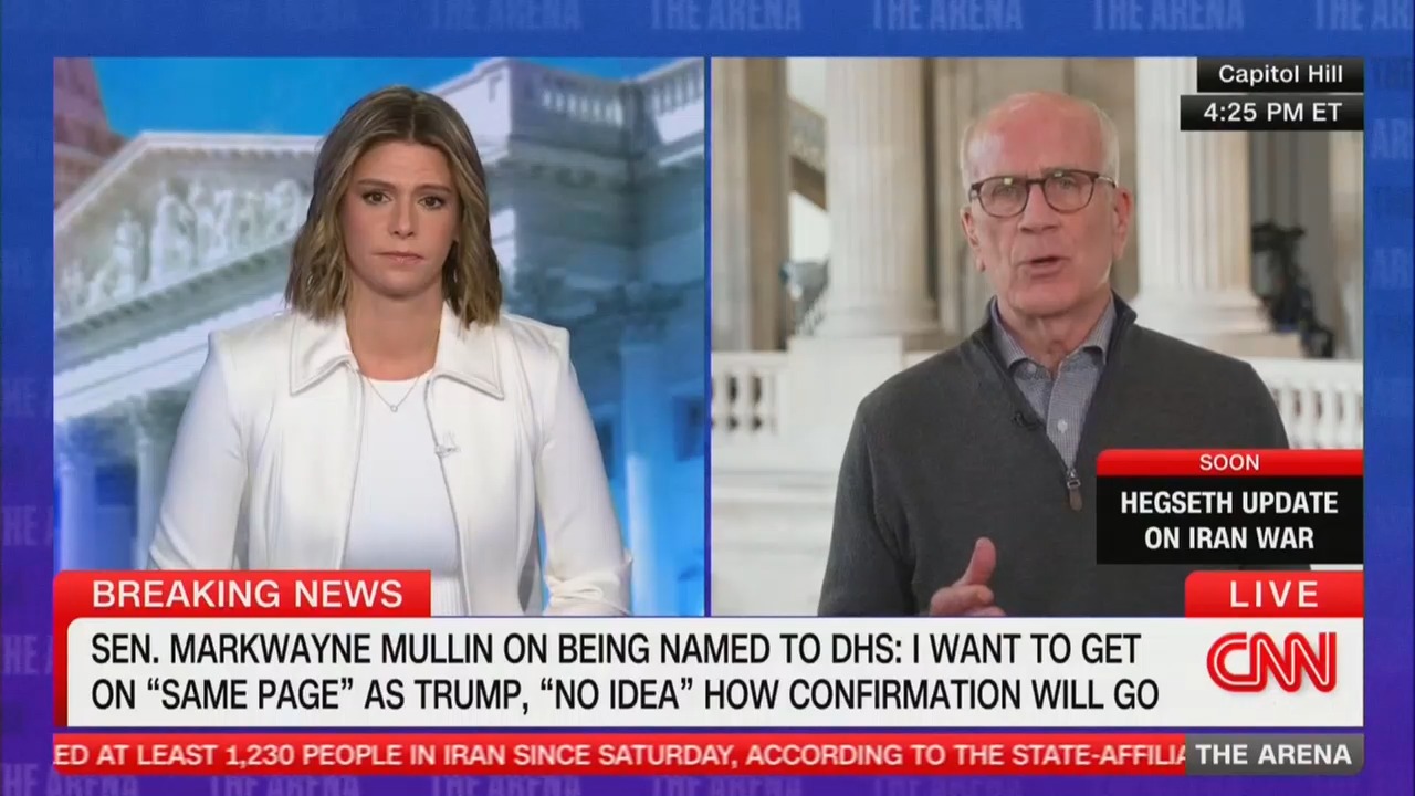 Senate Democrat Fawns Over Trump's Pick to Replace Kristi Noem: Markwayne Mullin is RespectedHonest and Competent'