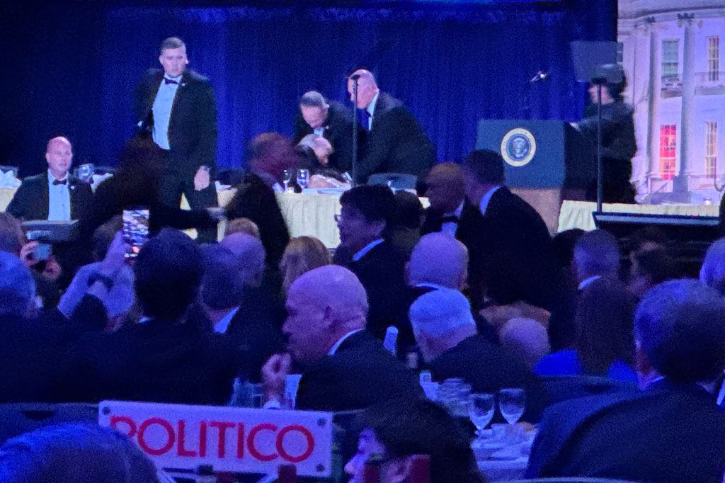 Trump Declares WHCA Shooter 'Apprehended' by Cops
