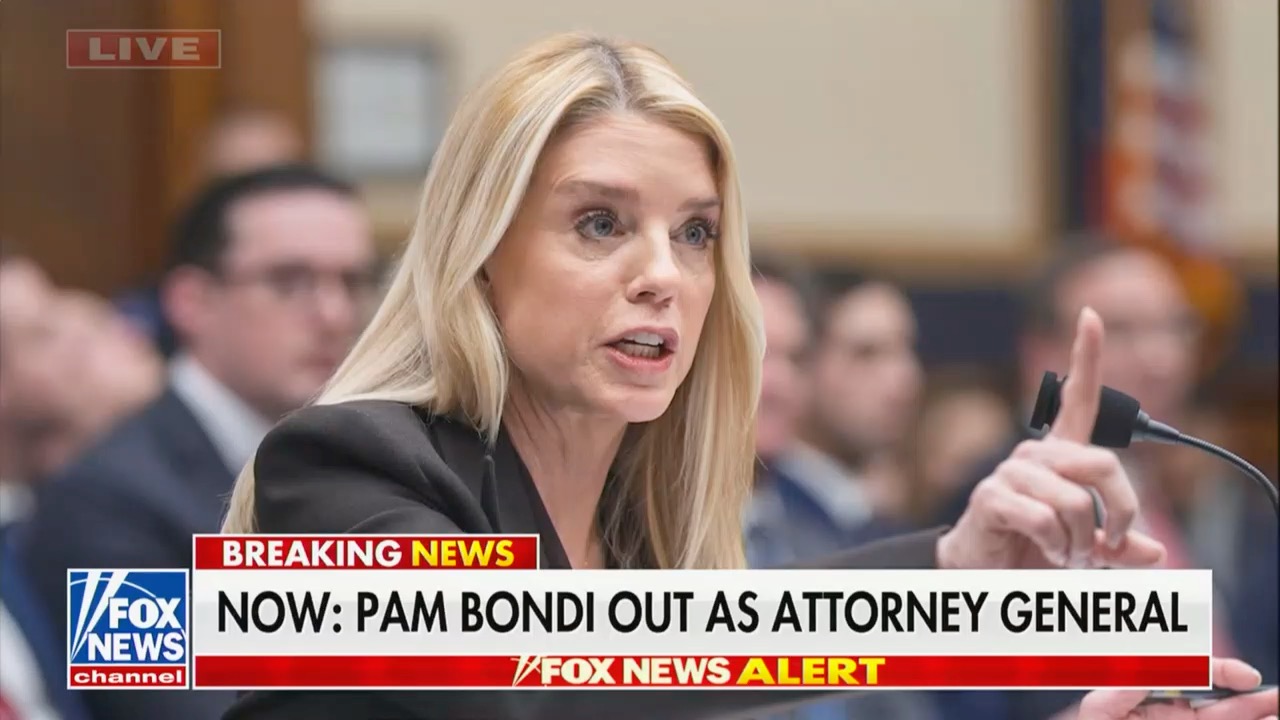 Fox News' Peter Doocy Confirms Bondi Is Out as AG But Says There's No Bad Blood': Trump Still Likes Her'