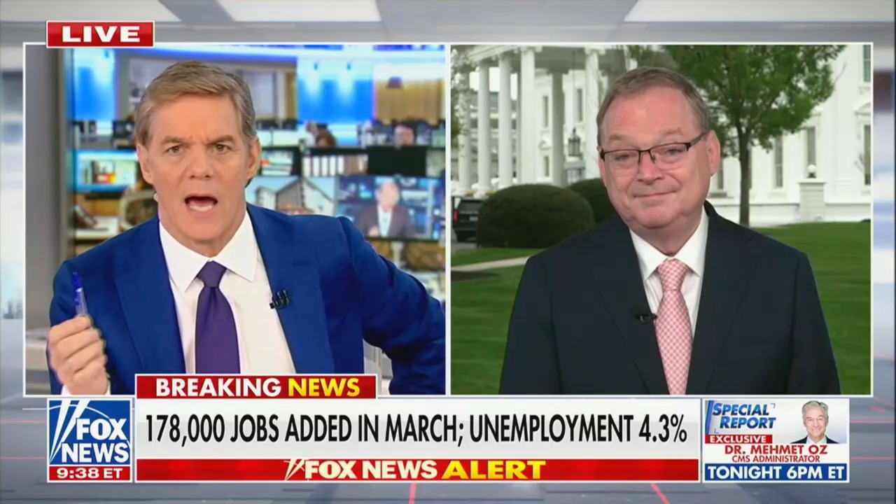 Bill Hemmer Cuts Off Trump's Econ Chief as He Tries to Shift Blame to Biden: That Was Then, This Is Now'