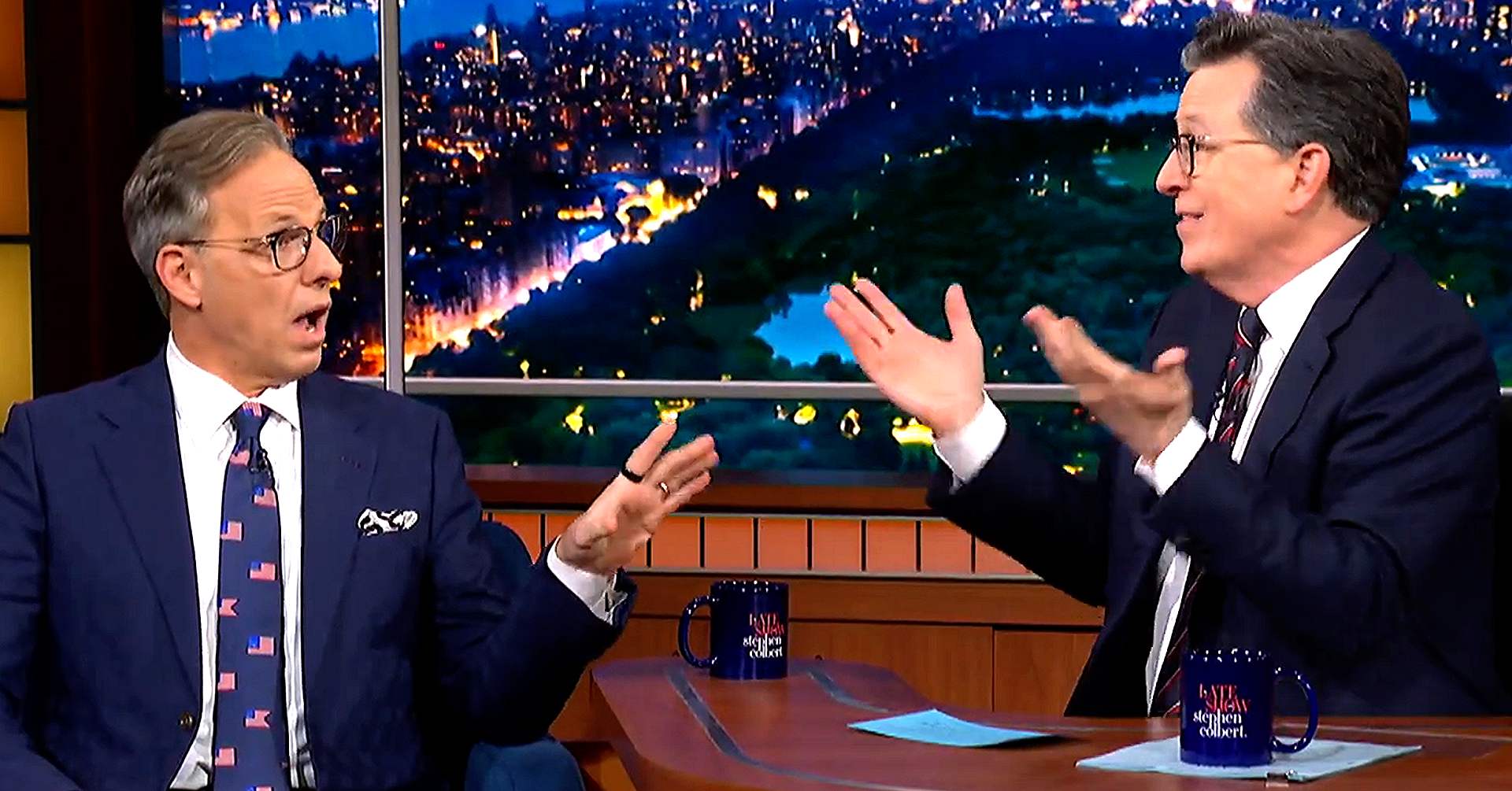 CNN's Jake Tapper Torpedoes Trump Demand for War Praise in Late Show Hit
