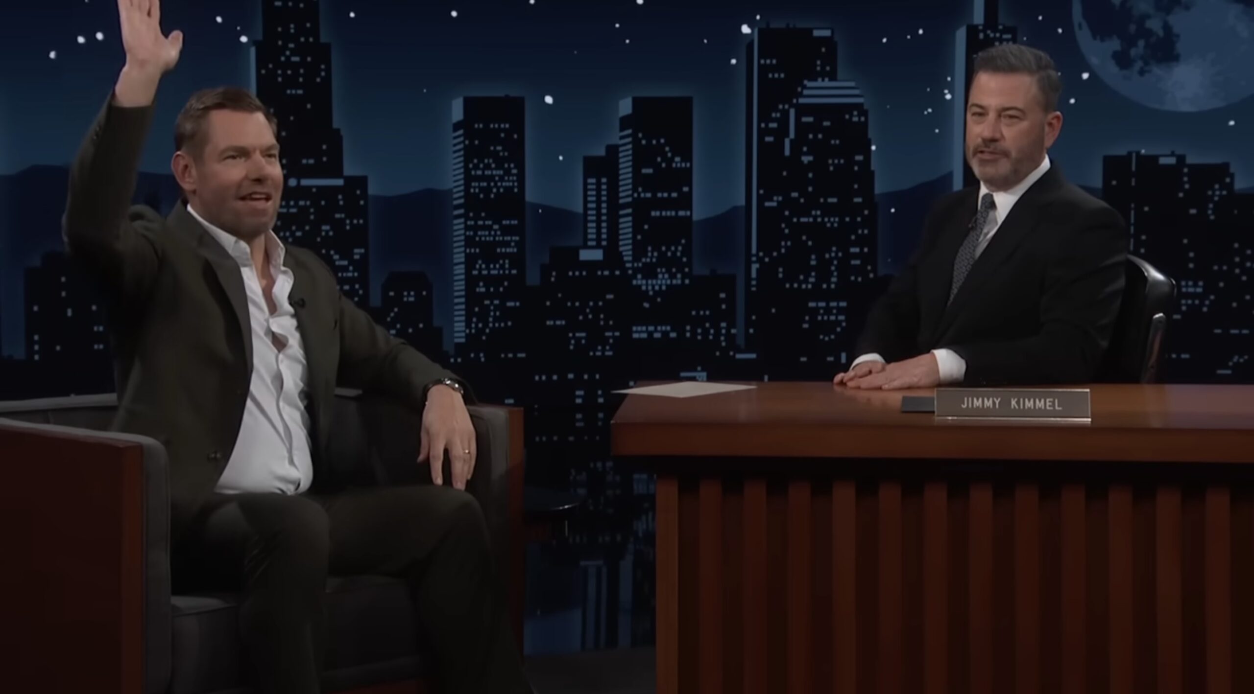 Jimmy Kimmel Ignores Eric Swalwell Rape Allegations and Resignation, Months After Launching His Gubernatorial Campaign on Show