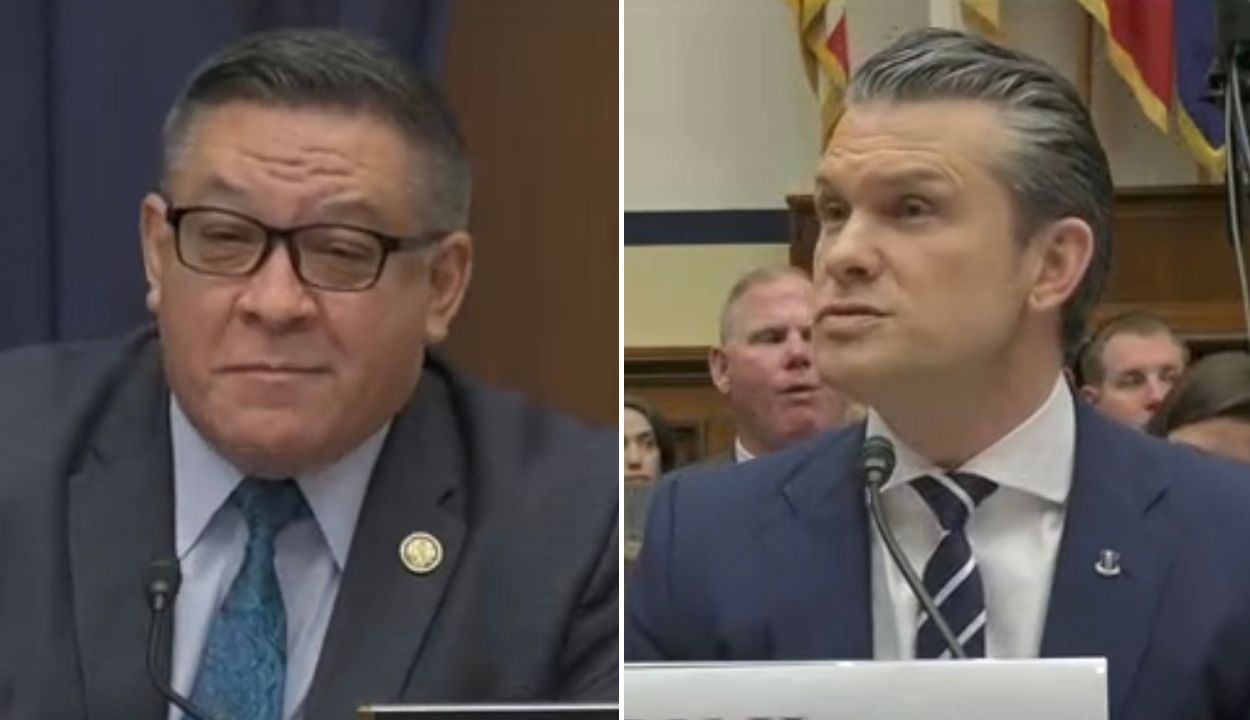 Democrat Confronts Pete Hegseth Over Fake Bible Quote: I'm Also a Fan of Pulp Fiction'