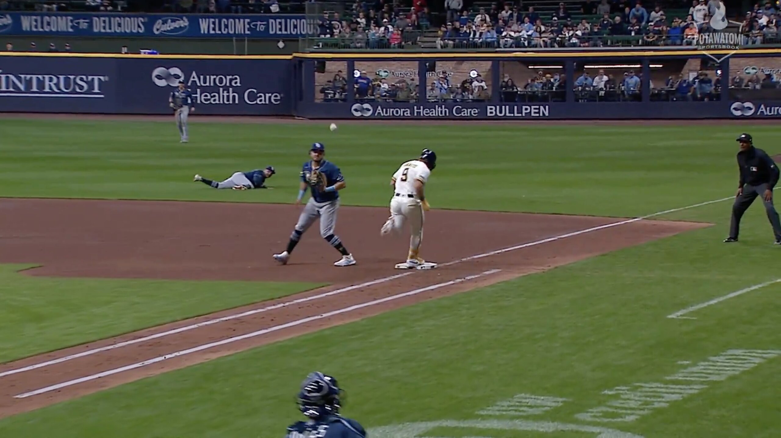 A Horrendous Call!' Announcers Absolutely Lose It After Notorious Ump Blows Obvious Call in Rays-Brewers Game