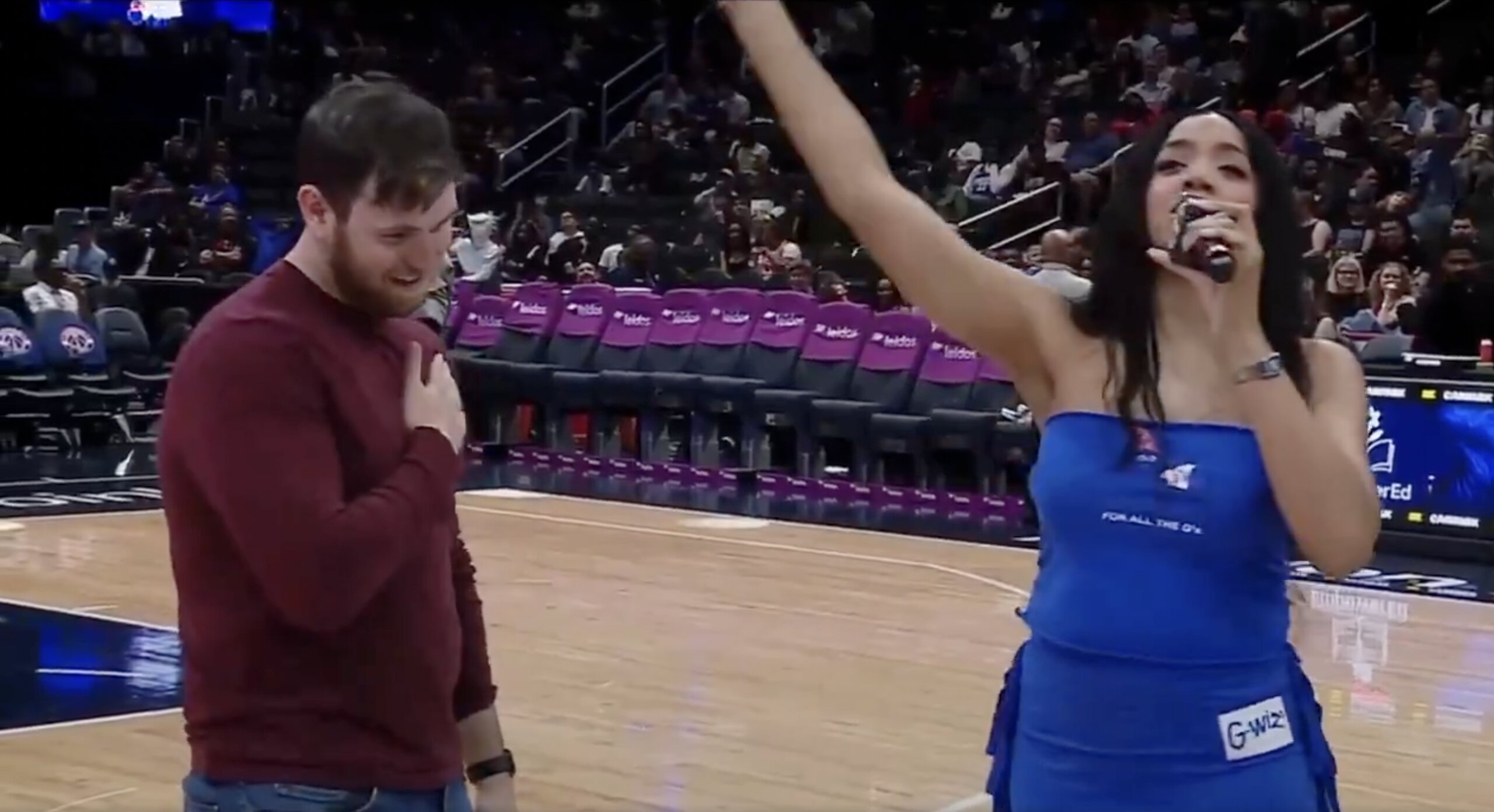 Washington Wizards Play Cruel April Fool's Prank on Fan by Making Him Believe He Hit a Blindfolded Shot for $10K