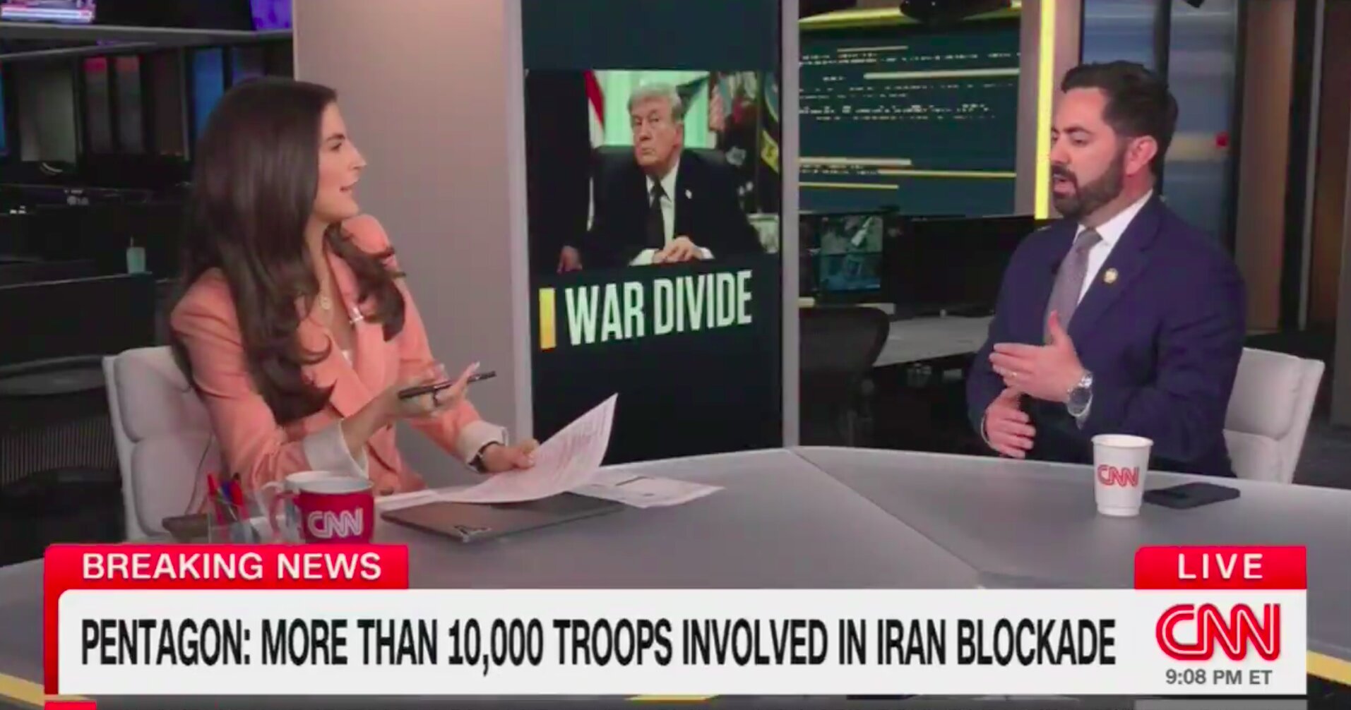 Kaitlan Collins Puts It To Mike Lawler: Is This War Making It Harder to Win Reelection?'