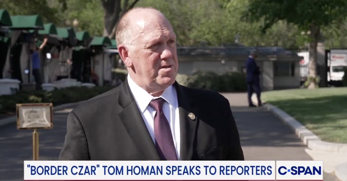Catholic Tom Homan Tells Vatican to ‘Stay Out of Immigration’ Amid Trump-Pope Feud
