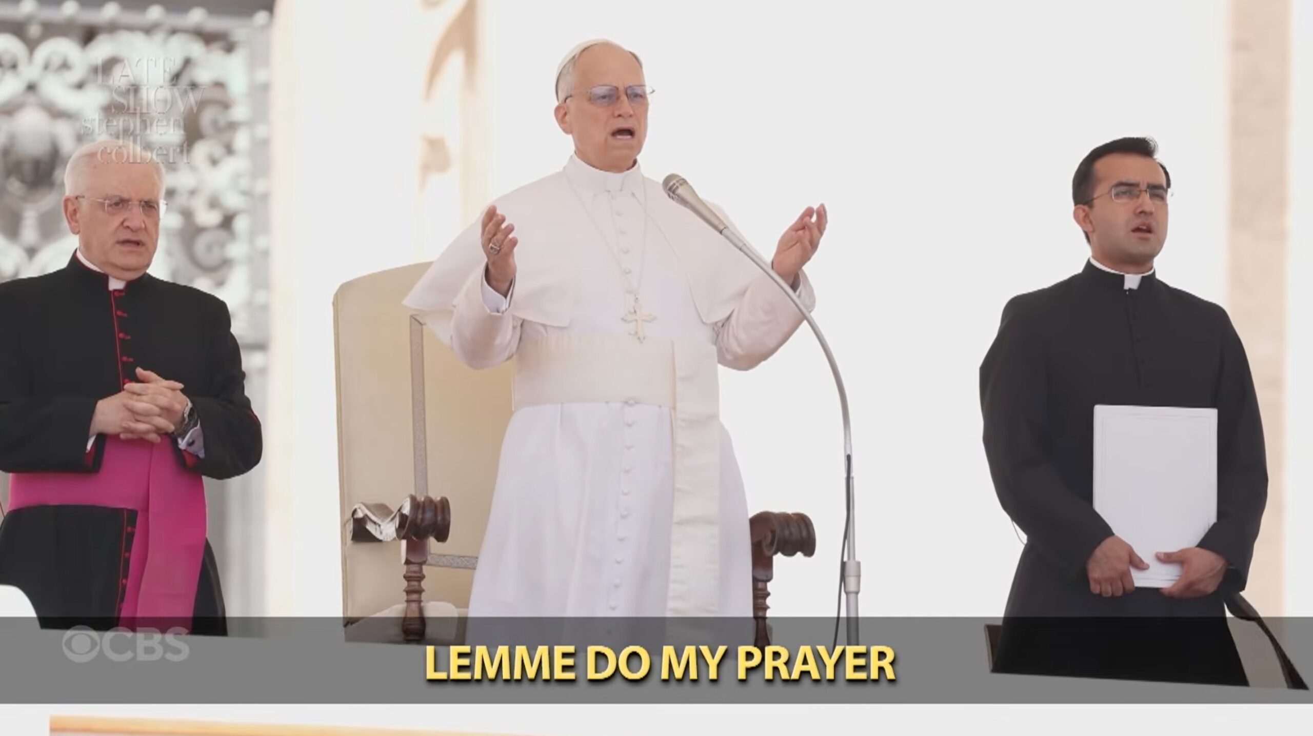 Stephen Colbert Rips Trump With Kendrick Lamar-Inspired Pope Diss Track': They Not Pious'