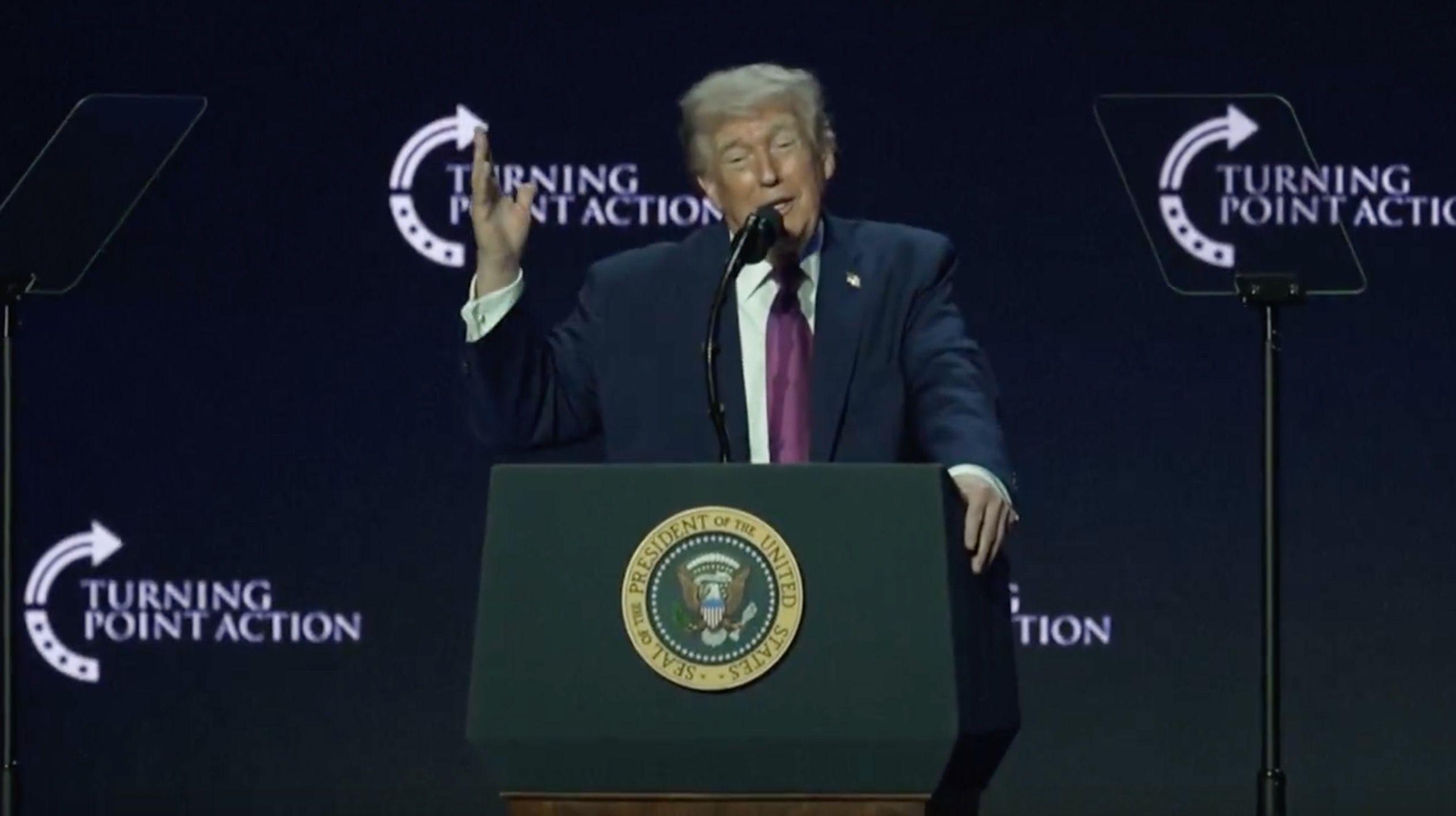 Trump Tells Audience He Saved UFO Announcement ‘For This Crowd’ Because ‘You’re a Little Bit Out There’