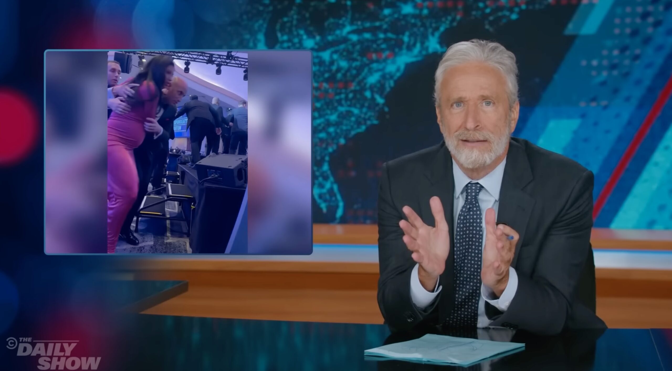 Jon Stewart Dunks on RFK for Being Outshined' by Chivalrous' Stephen Miller During WHCD Chaos: True Colors'