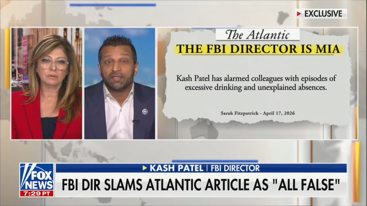 Kash Patel Doubles Down on Threat to Sue The Atlantic