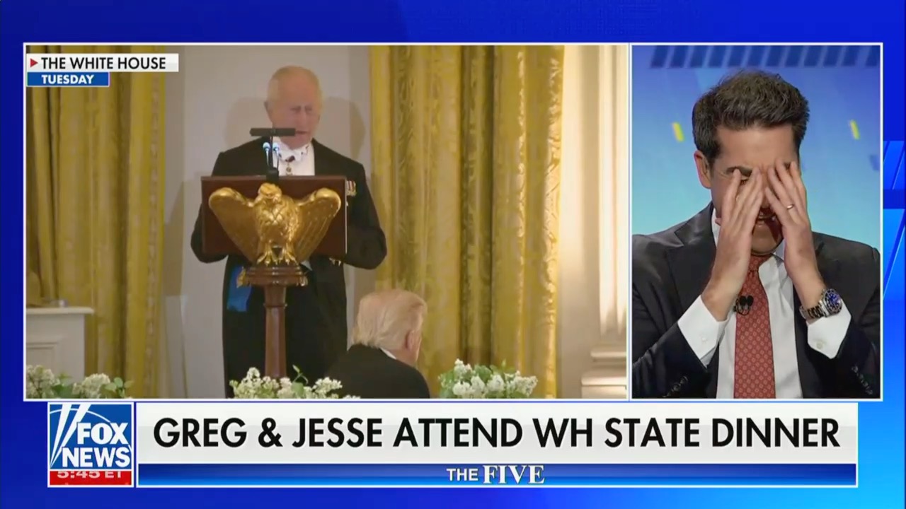 You Said That? To the QUEEN?!' Fox's Jesse Watters Admits to Making Gun Violence Joke to Queen Camilla