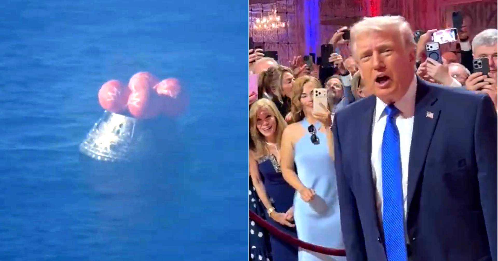 Trump Has TV Wheeled In At $1 Million-Per-Person ‘Candlelight’ Fundraiser To Watch Artemis II Splashdown