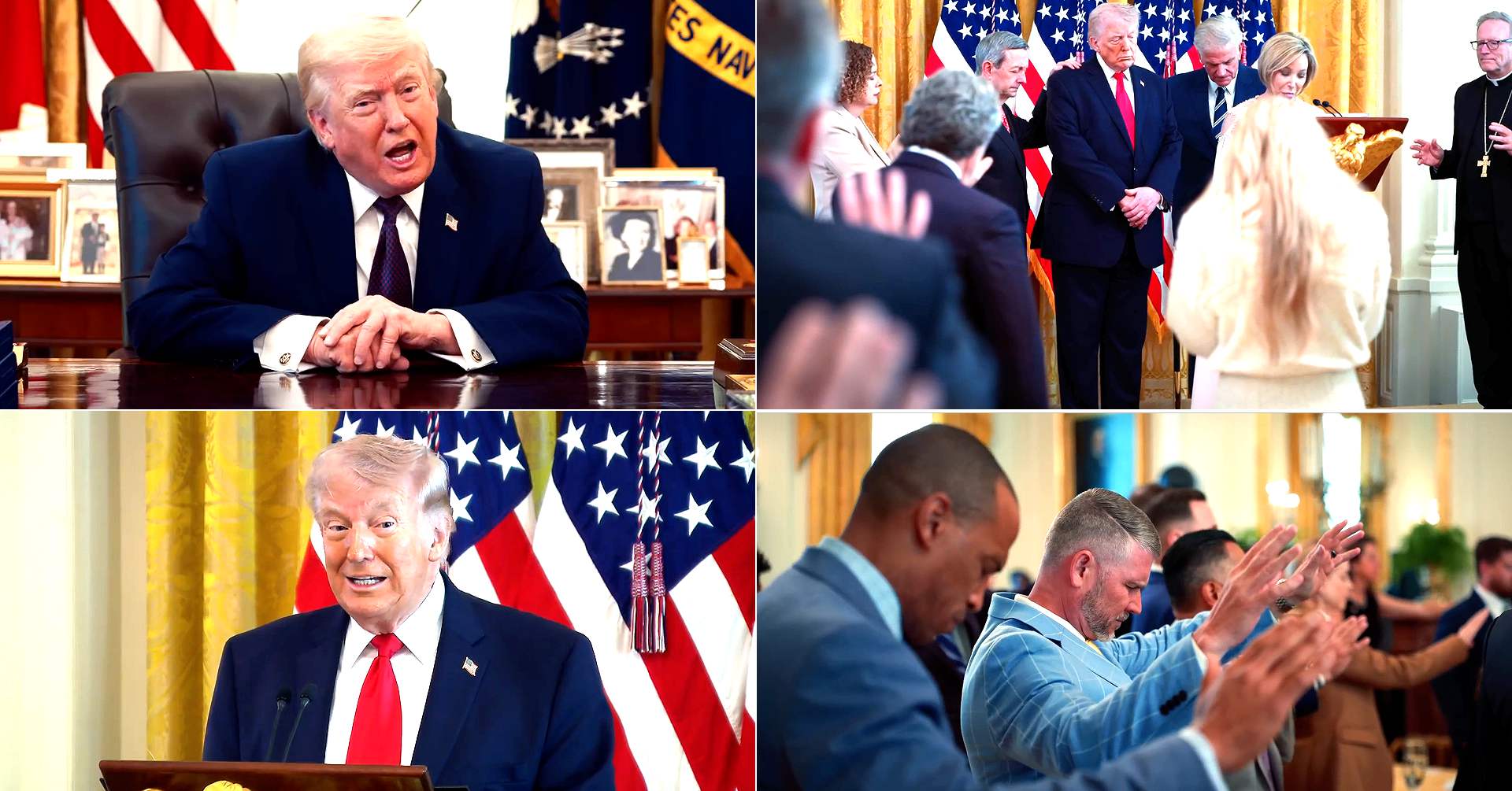 Trump Drops New Bible Riffs Days After Bonkers Deleted Easter Lunch