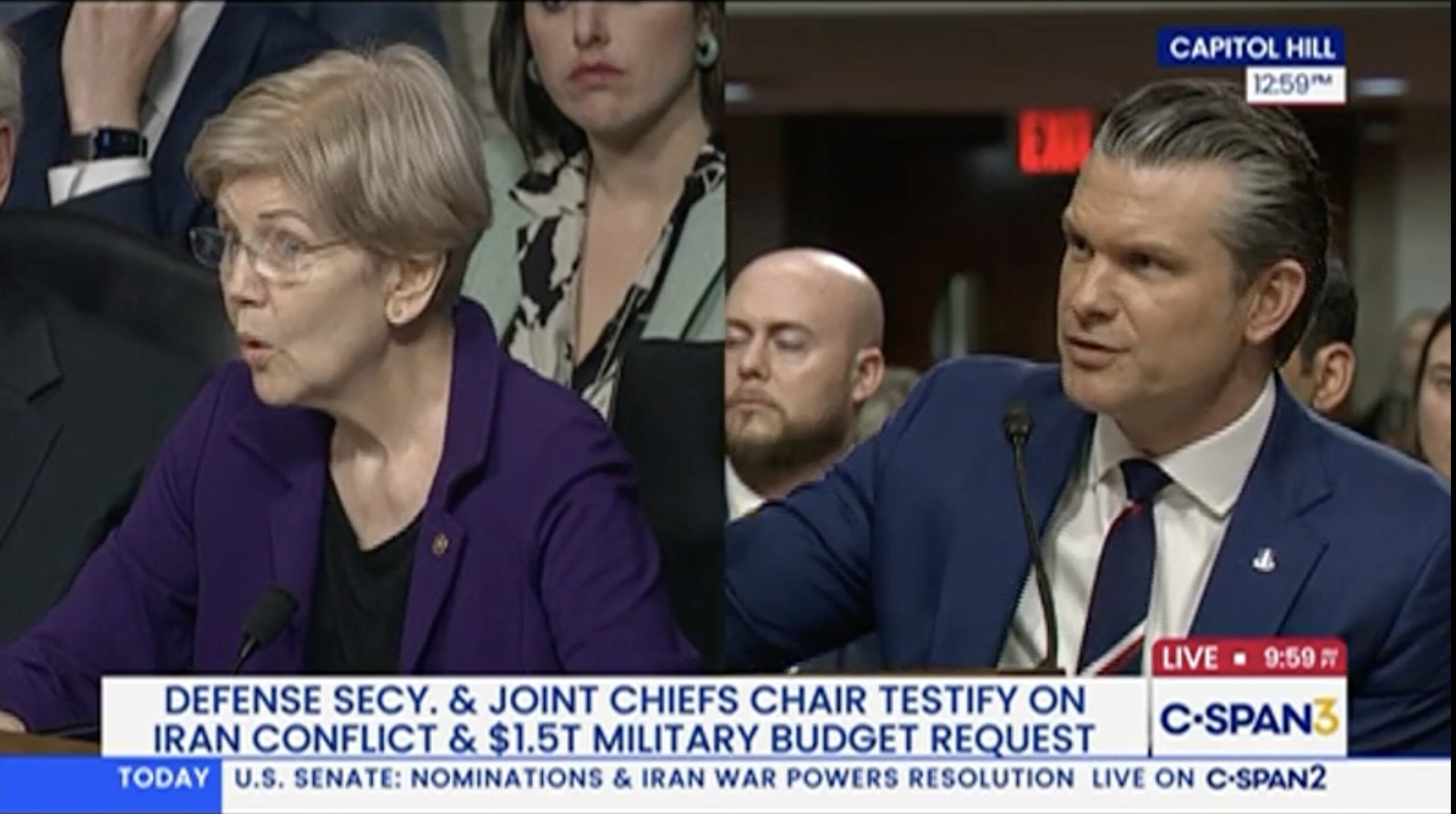 Elizabeth Warren Throws Down With Hegseth Over Stock Trading