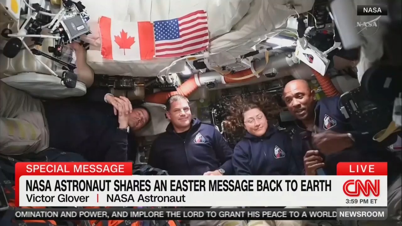 Wolf Blitzer Shares Easter Message From Artemis II Astronaut