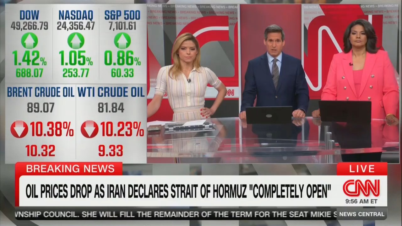 Maybe a Freudian Slip': CNN's John Berman Questions Trump's Post About Strait of Iran'