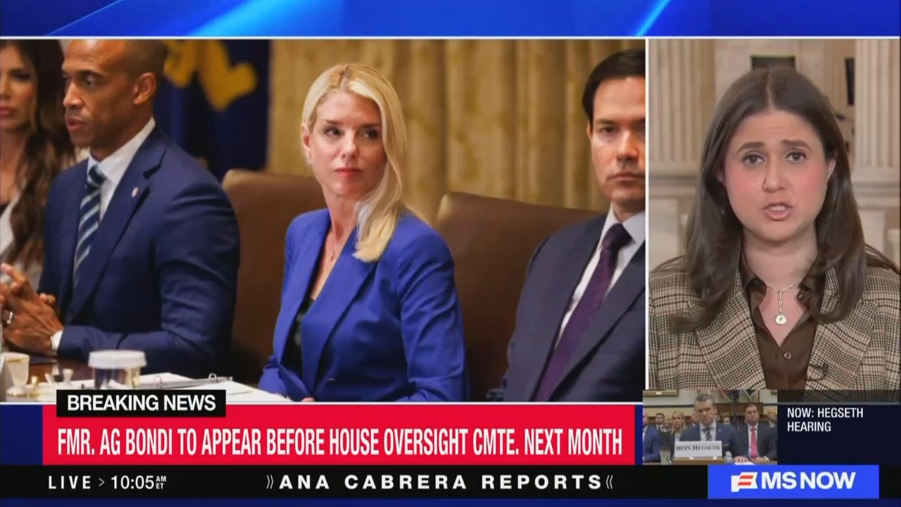 JUST IN: Pam Bondi Will Appear Before Congress to Answer Epstein Questions