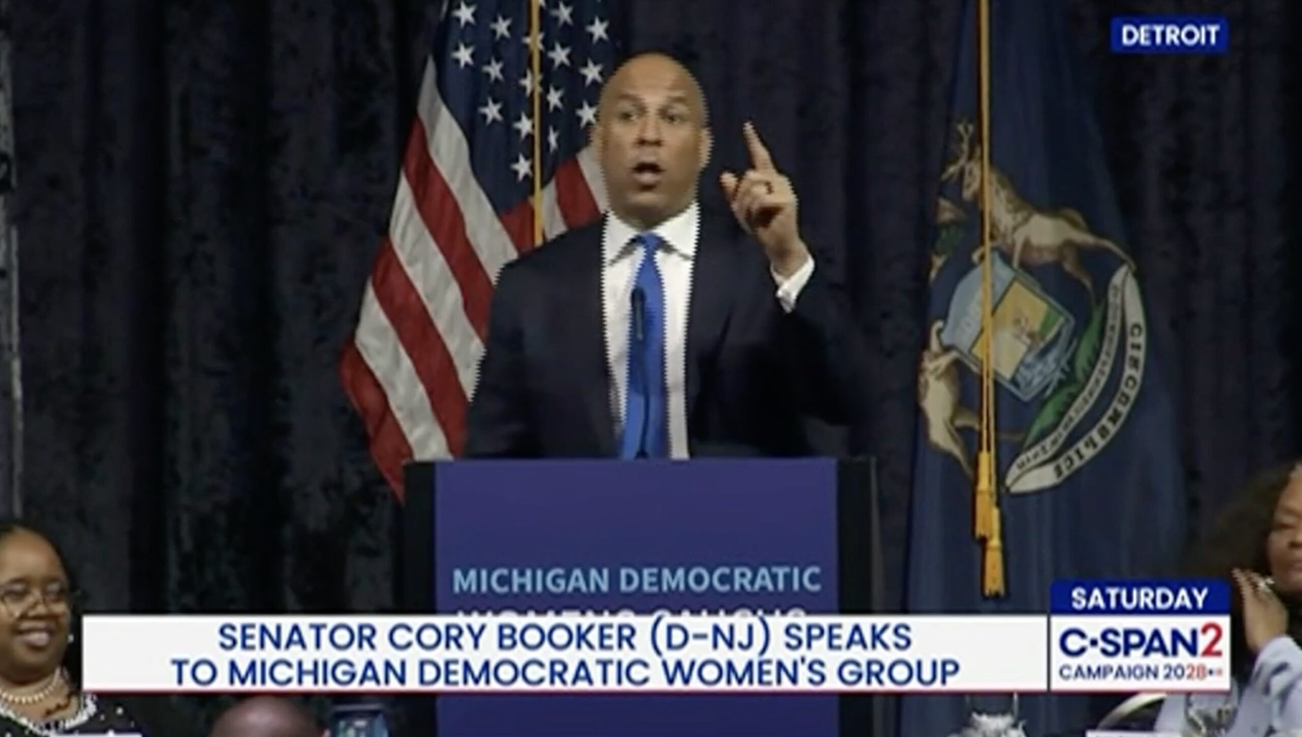 A Storm in Our Nation!' Cory Booker Turns the Volume up to 11 in Call for Foot Soldiers' to Fight Back Against Trump