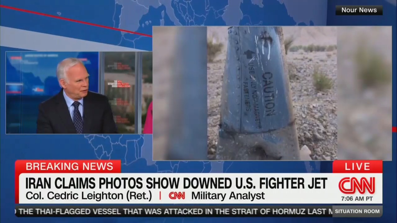 Sending in Troops': CNN Military Analyst Breaks Down Rescue Op For Downed Pilots In Iran