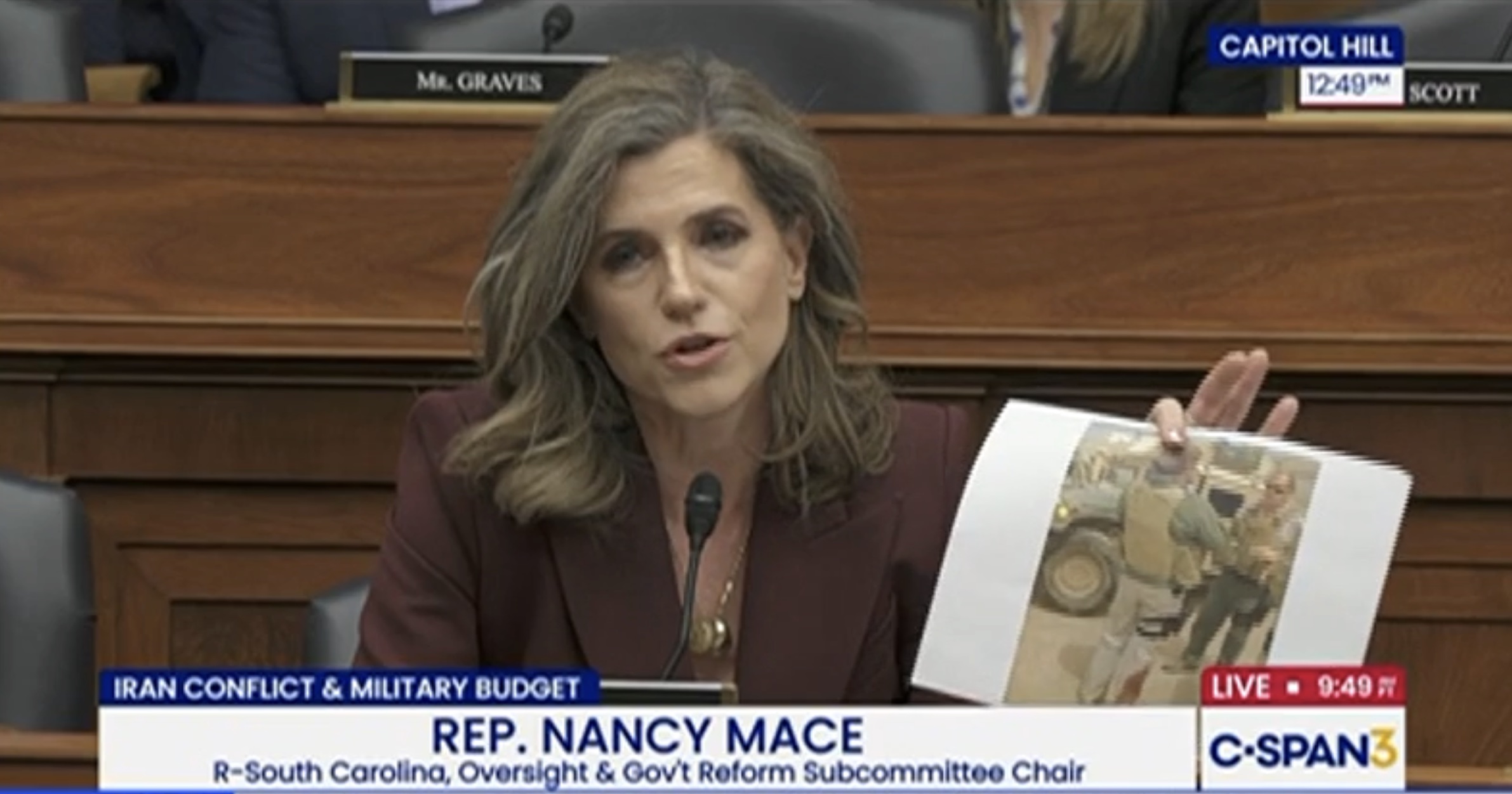Nancy Mace Goes Nuclear On Fellow Republican Cory Mills's Stolen Valor' In Wild Moment