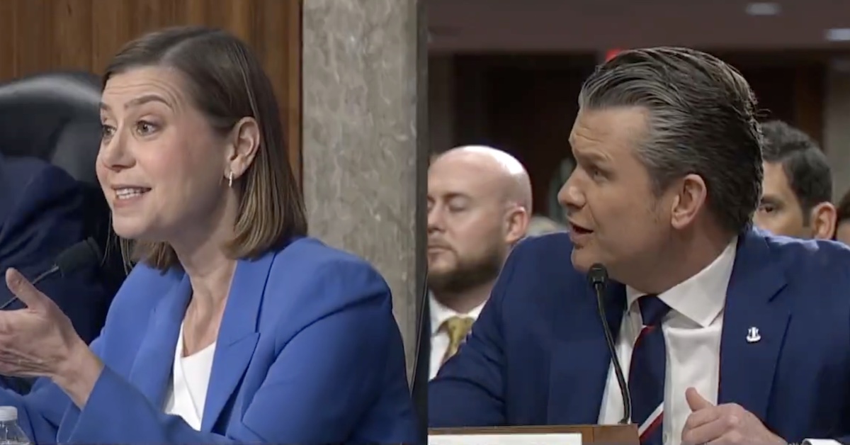 Elissa Sloktin Asks Hegseth If He'd Seize Midterm Ballots