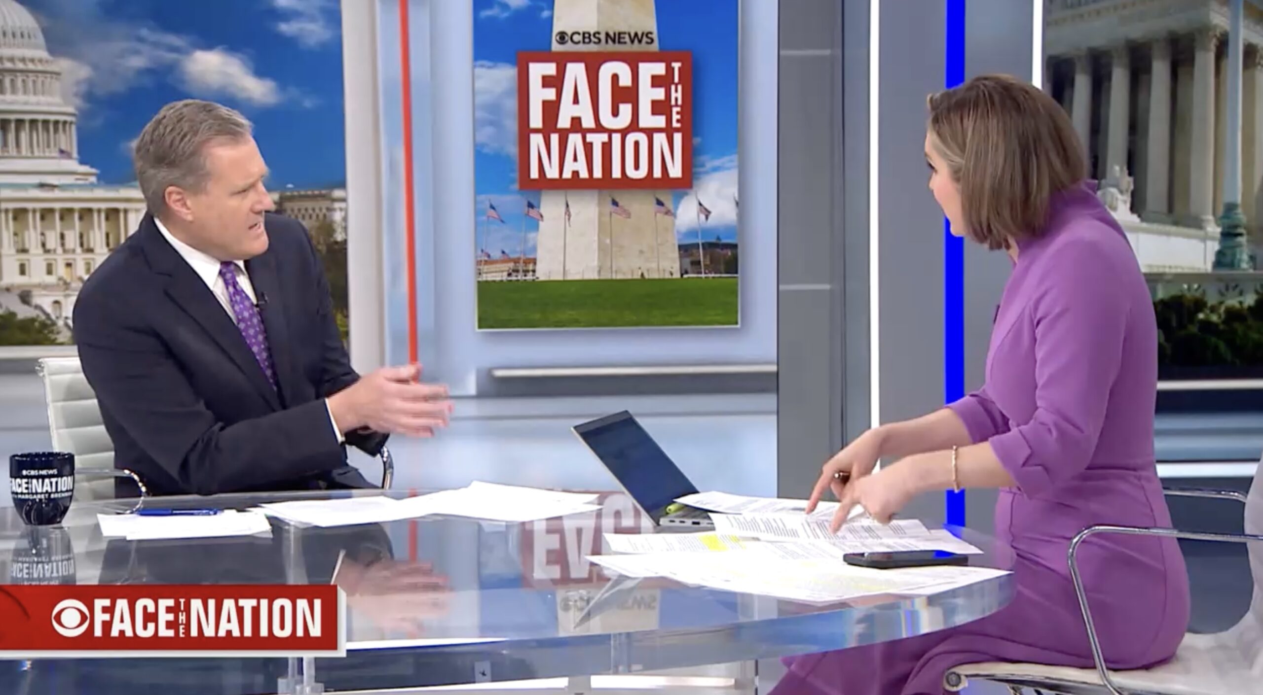 Pick a Position!' CBS's Margaret Brennan Confronts GOP Congressman on Trump's Shifting Iran Rhetoric in Heated Exchange