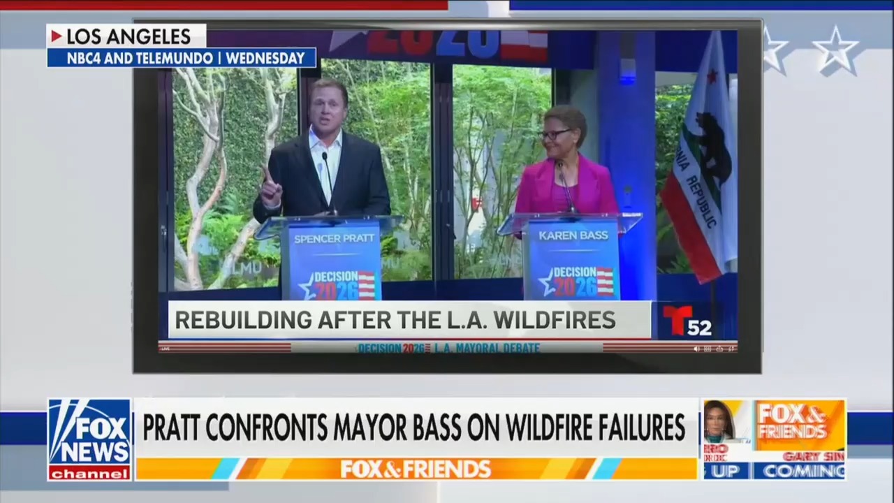 She's an Incredible Liar!' Spencer Pratt's Fiery Rant on Karen Bass Draws Scolding From Moderator in Wild LA Mayor's Debate