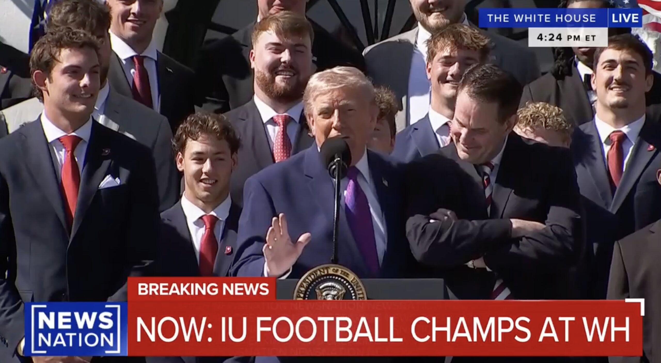 Who's Curt?' Trump Appears Confused While Praising Coach