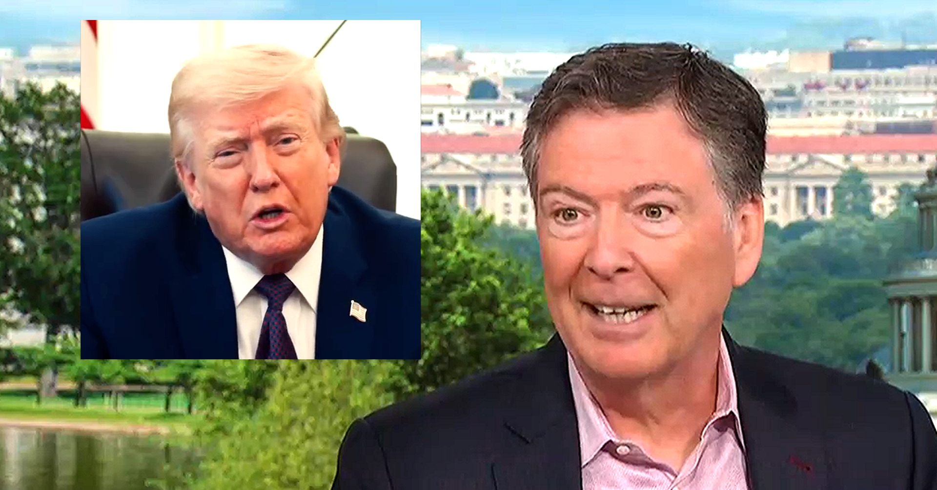 Comey Taunts Trump Over Revenge ‘Obsession’ on MS NOW