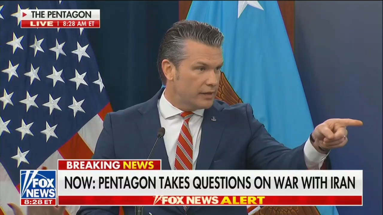 False Premise': Pete Hegseth Shuts Down Question About Israel Defying Trump