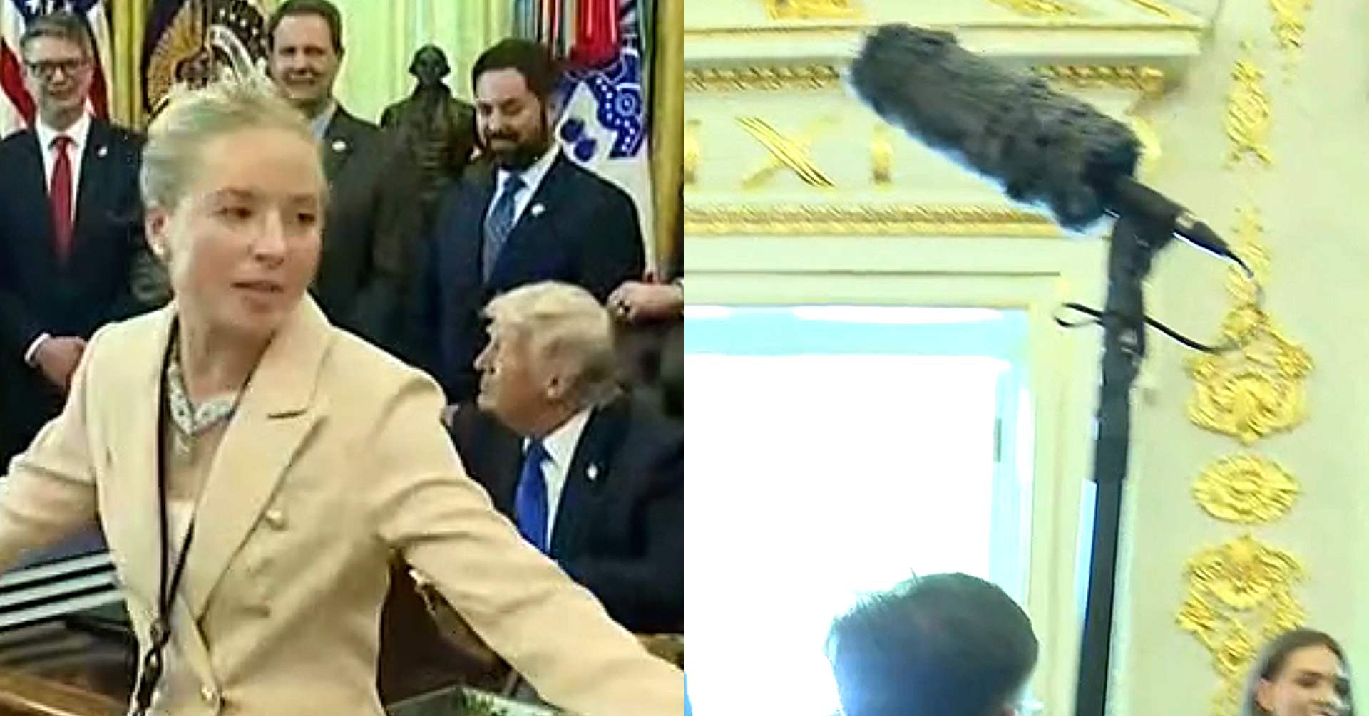 Hot Mic Catches Trump Drawing Laughter as He Drops F-Bomb in Oval Office