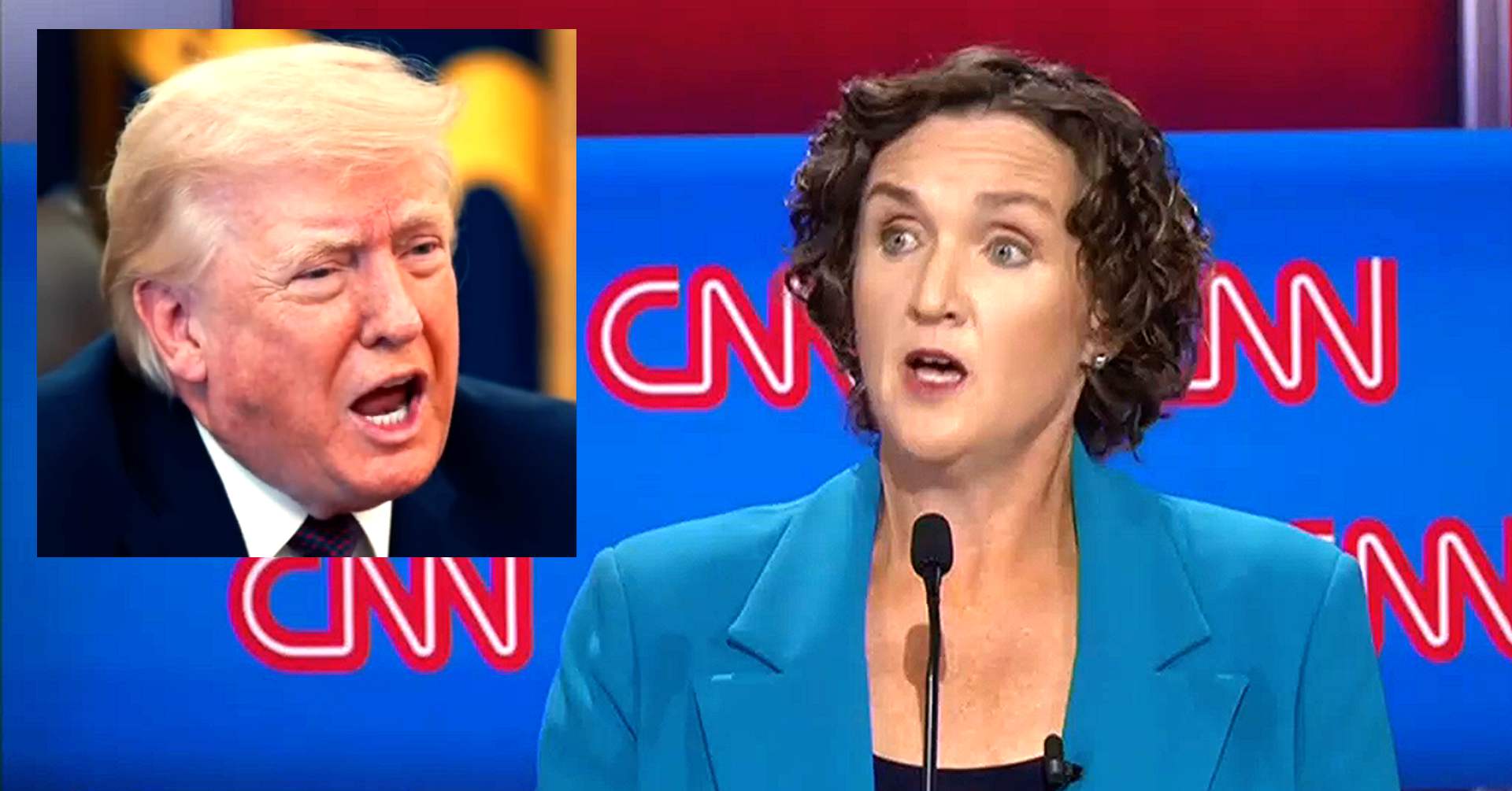 Katie Porter Blurts Donald Trump Sucks' at Wild CNN Debate