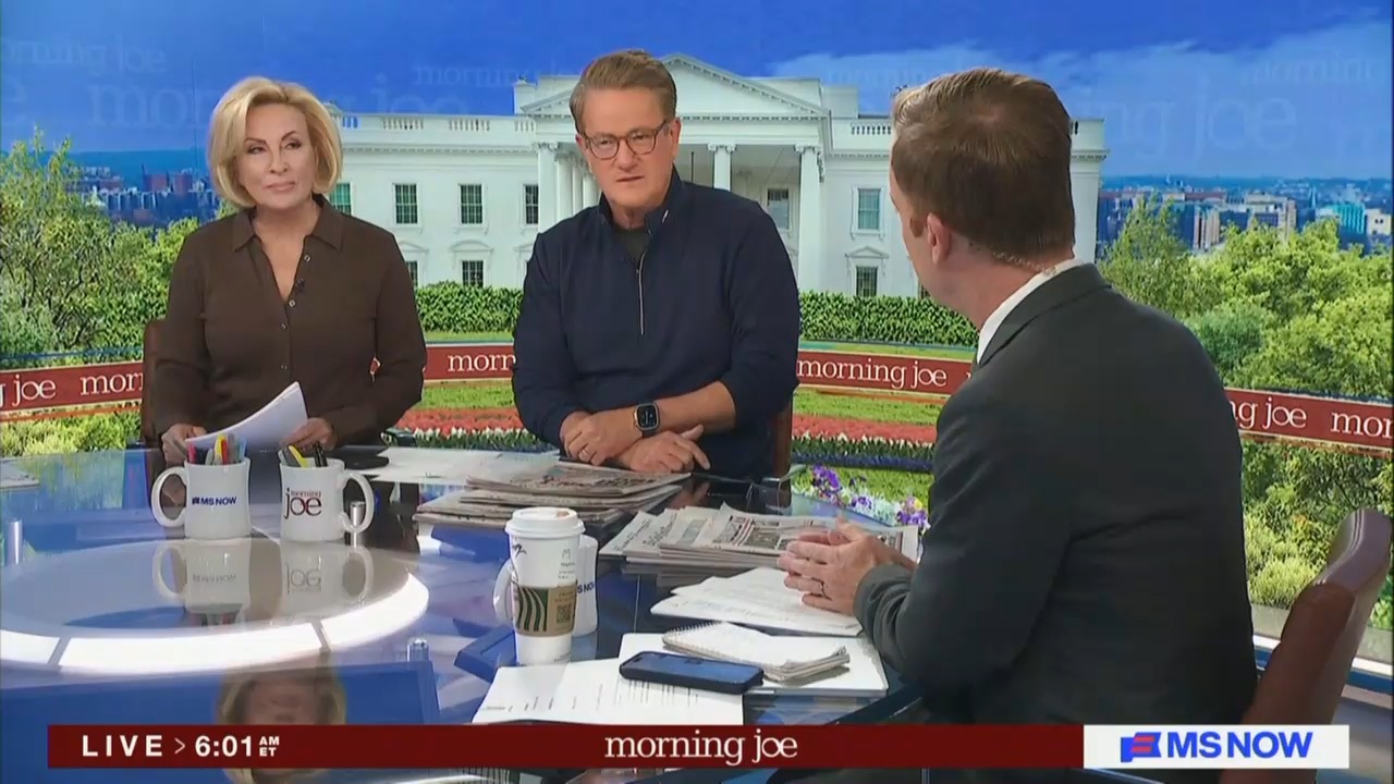 Morning Joe Crew Mocks White House Claim Trump Was Blinking' During Oval Office Event: Remember Sleepy Joe?'
