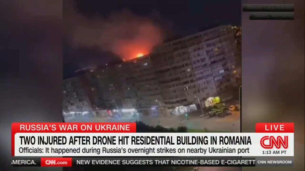 JUST IN: NATO Jets Scrambled as Russian Drone Strikes Apartment Block in Romania