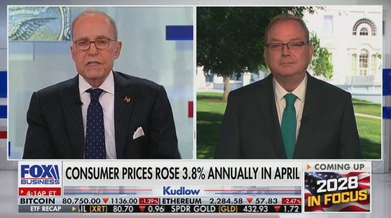 Fox's Larry Kudlow Tells Trump Official Inflation Numbers Are Lousy'