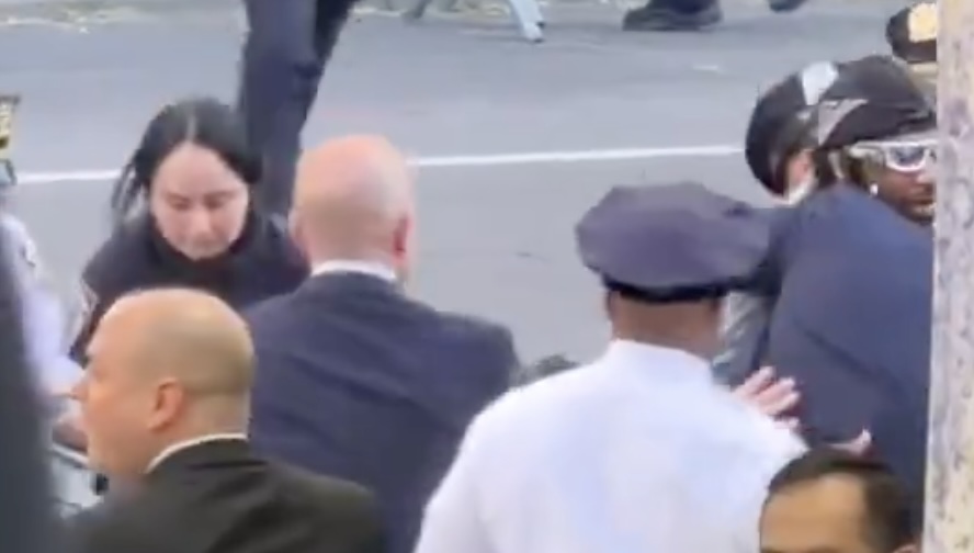 Police Tackle Anti-Bezos Protestor Who Stormed Met Gala