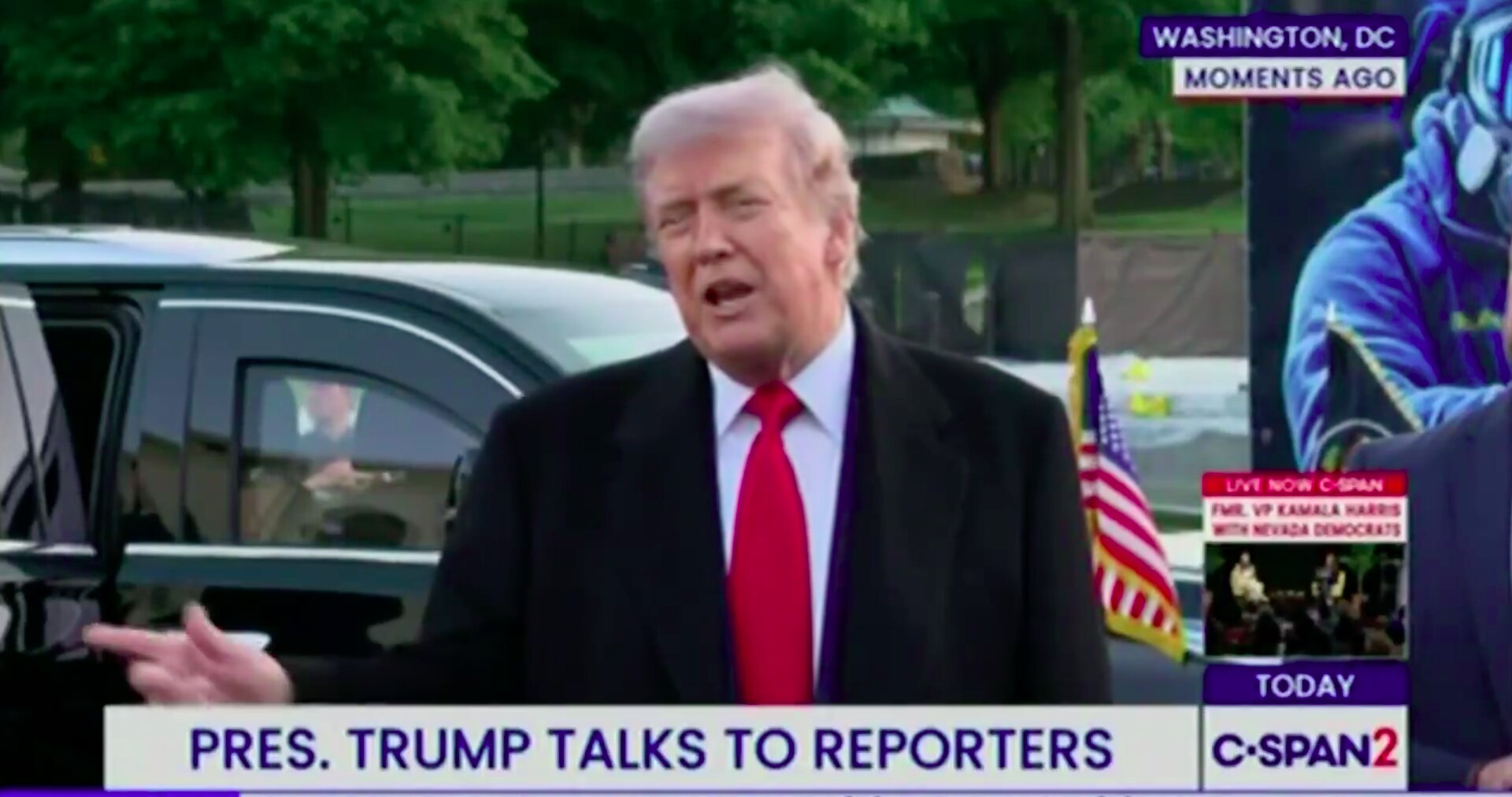 Trump Falsely Claims The Stock Market Hit a New High' After Dow Loses More Than 300 Points
