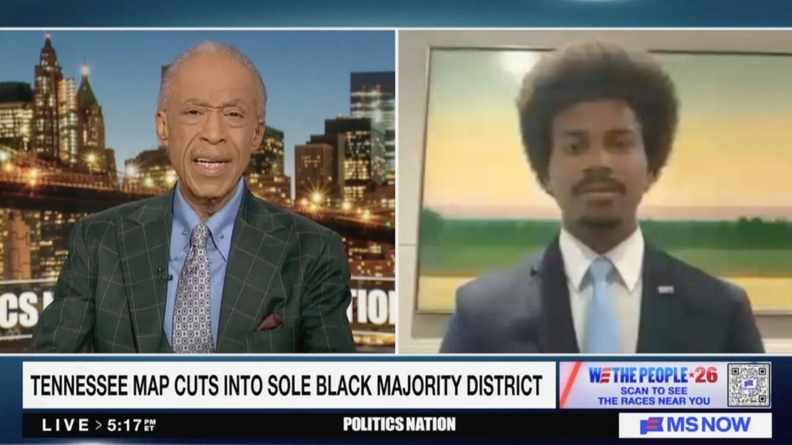 Al Sharpton Presses Justin Pearson About His Viral Police Rampage