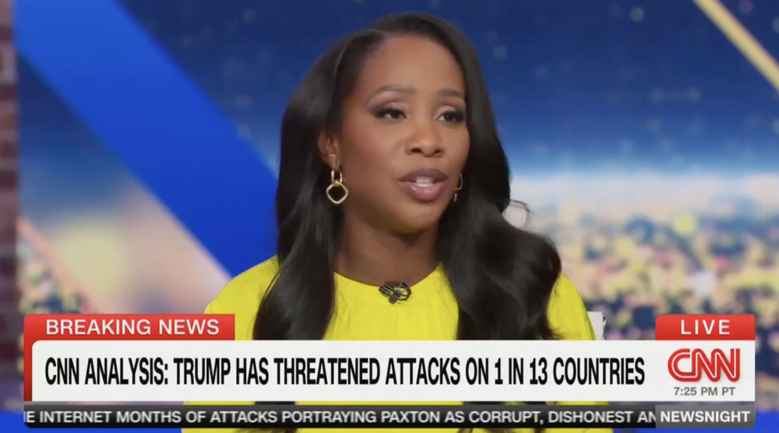 Abby Phillip Reports Trump Has Threatened 1 Out of Every 13 Countries In the World