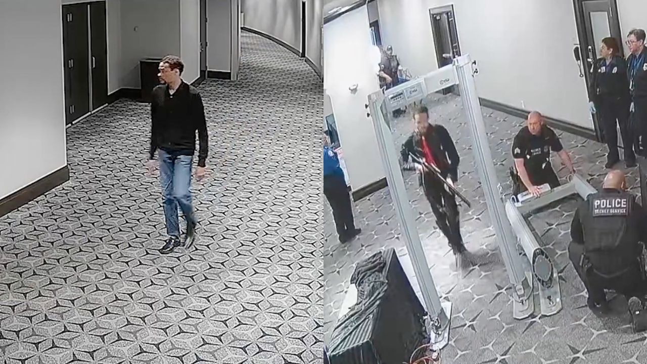 WATCH: Pulse-Pounding New Footage Shows WHCA Gunman Casing Hallway, Sprinting Through Security