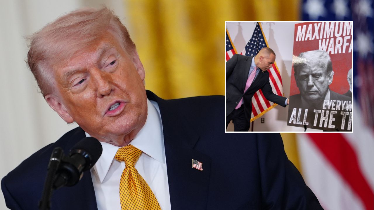 Trump Demands ‘Lunatic’ Hakeem Jeffries Be ‘Charged with INCITING VIOLENCE’