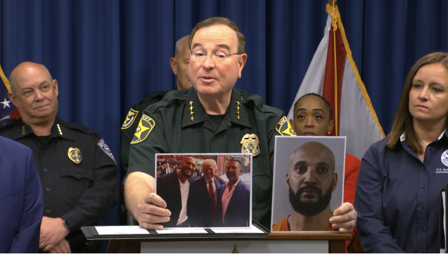Florida Sheriff Pulls Out Trump Photo of MAGA Influencer Arrested in Sex Sting